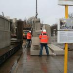 Das Denkmal der grauen Busse in Berlin, 18.01.2008